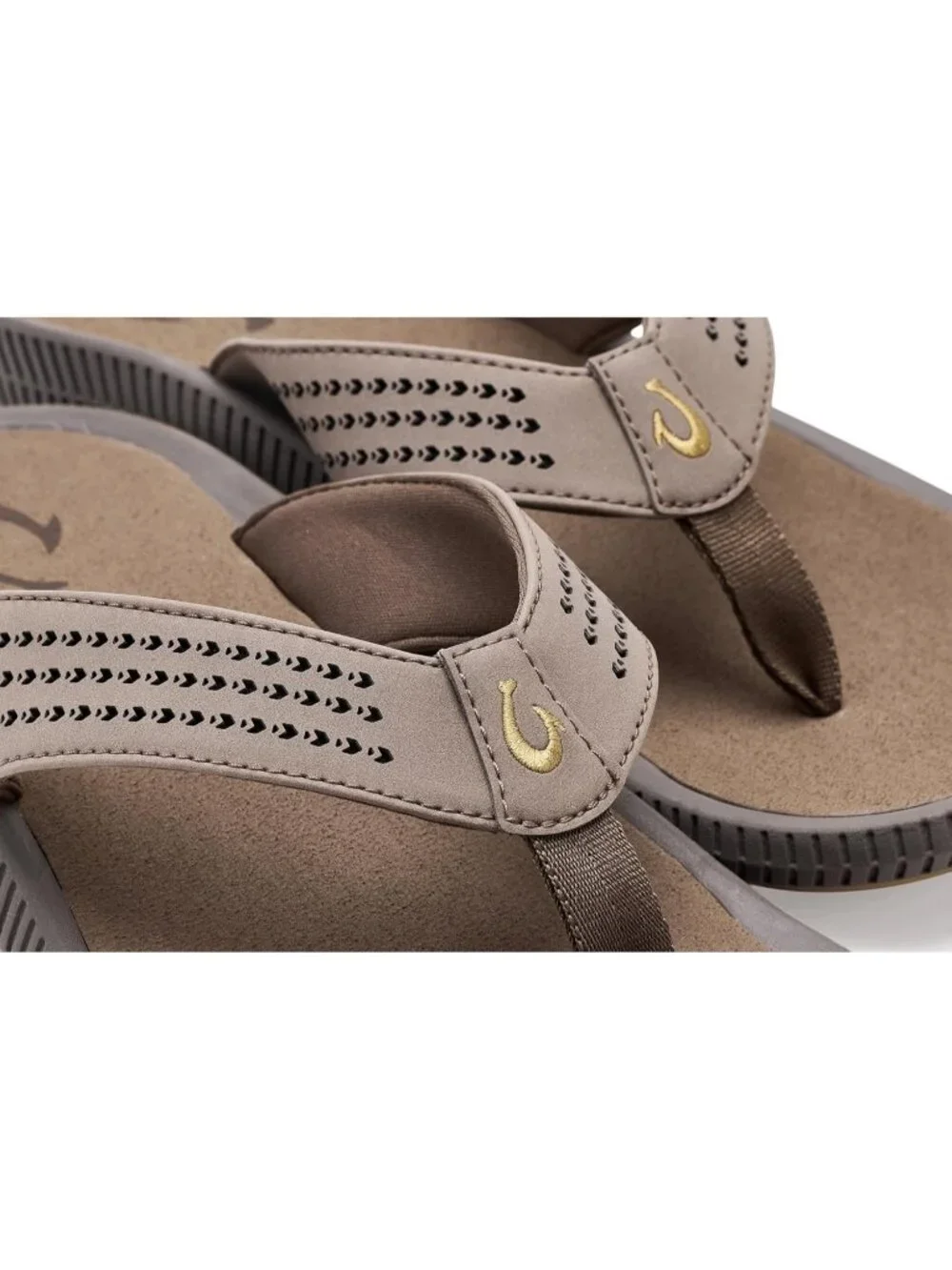 Men's Mustang Synthetic Beach Sandals Water Resistant Flip Flops Comfort Fit